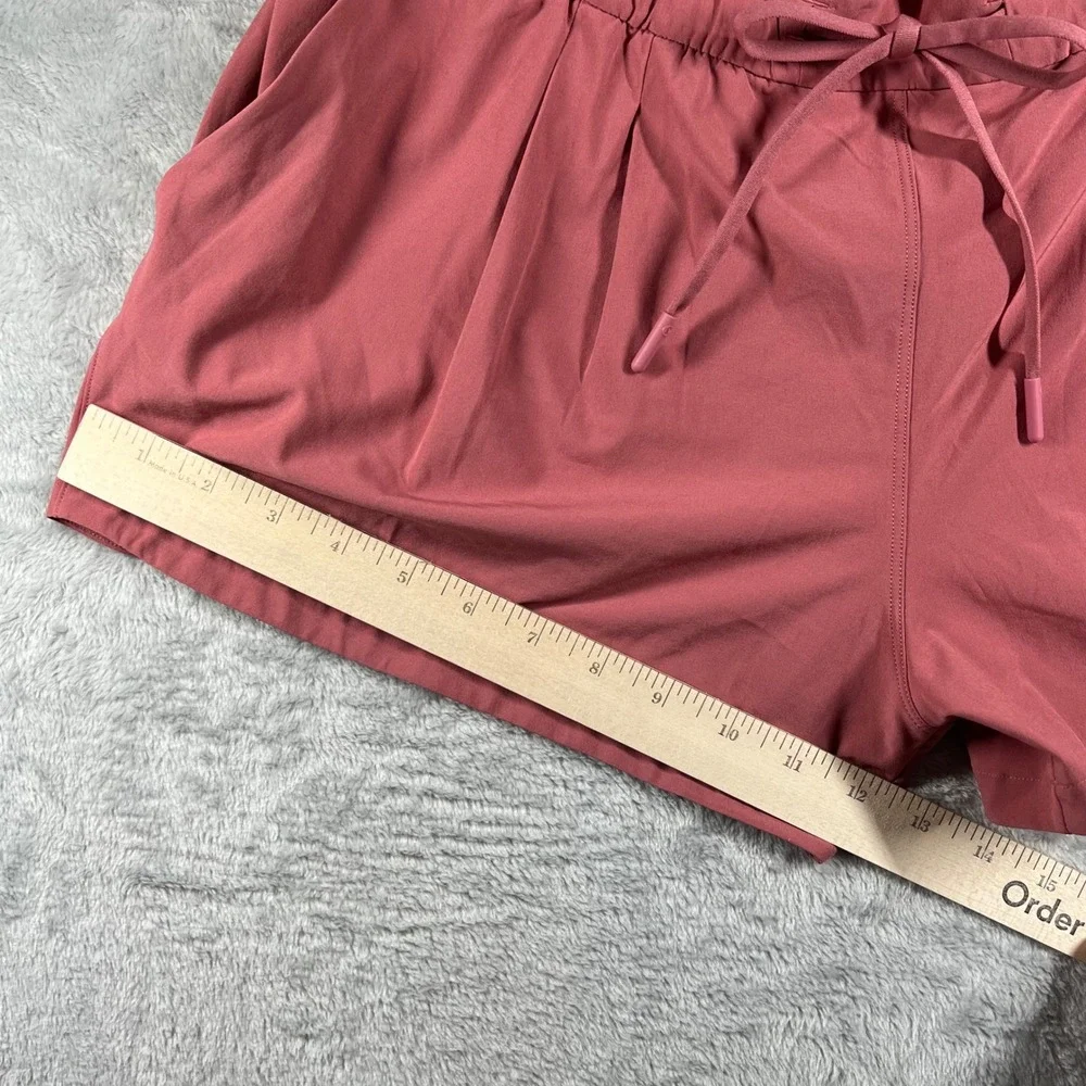 Lululemon Stroll at Sundown Shorts Pink Drawstring Athletic Running Womens 8